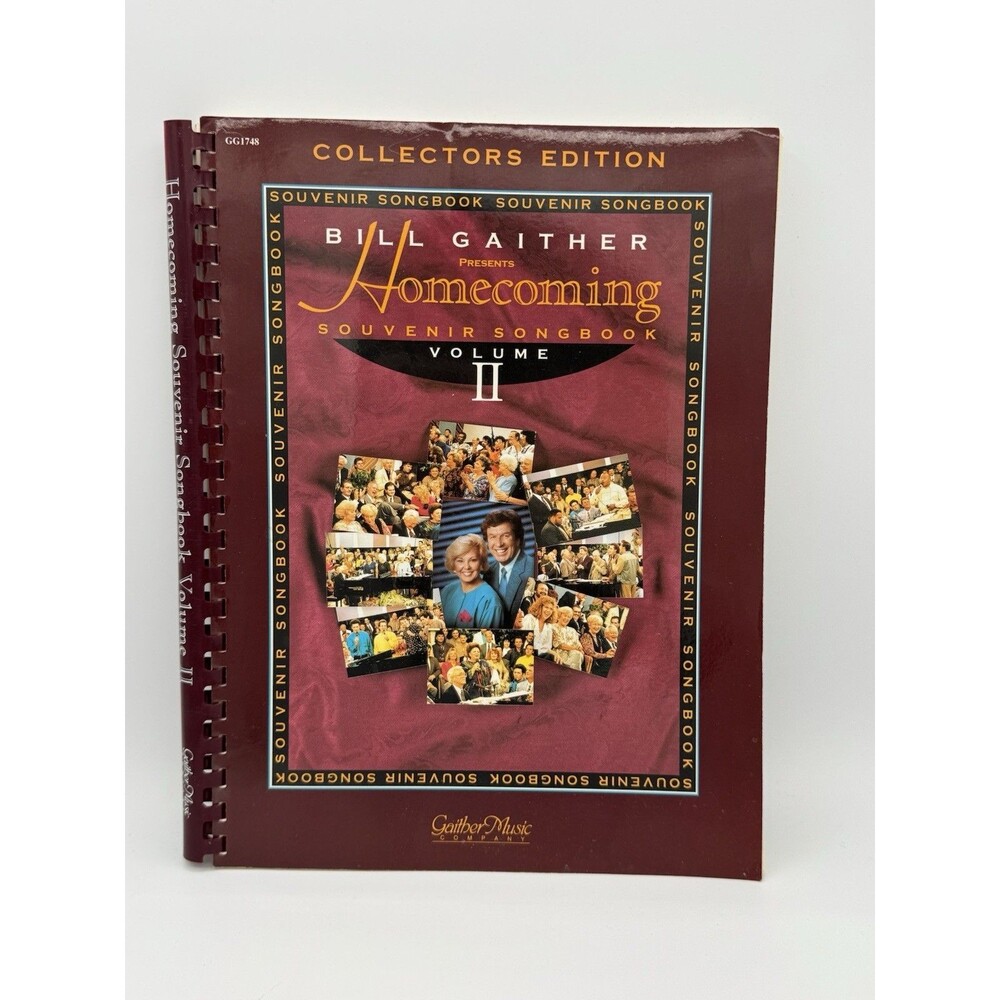 Bill Gaither Homecoming Souvenir Songbook Volume II Gospel Sheet Music Book